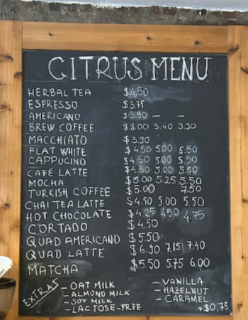 The Citrus Espresso Bar